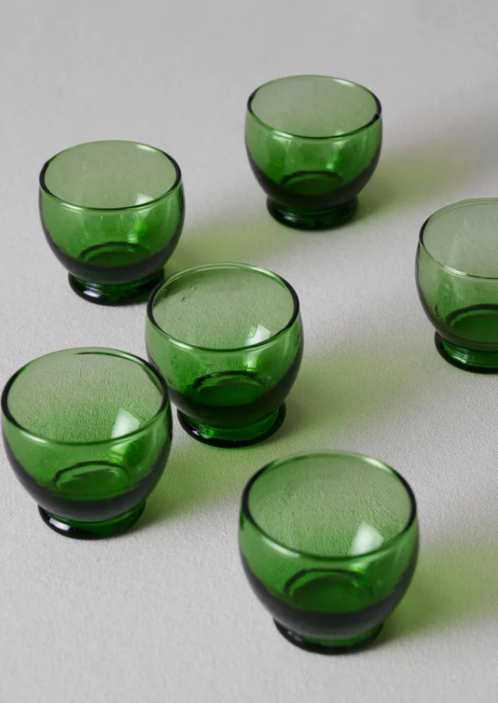 TOAST Rounded Moroccan Glasses Set- Glass|Tableware