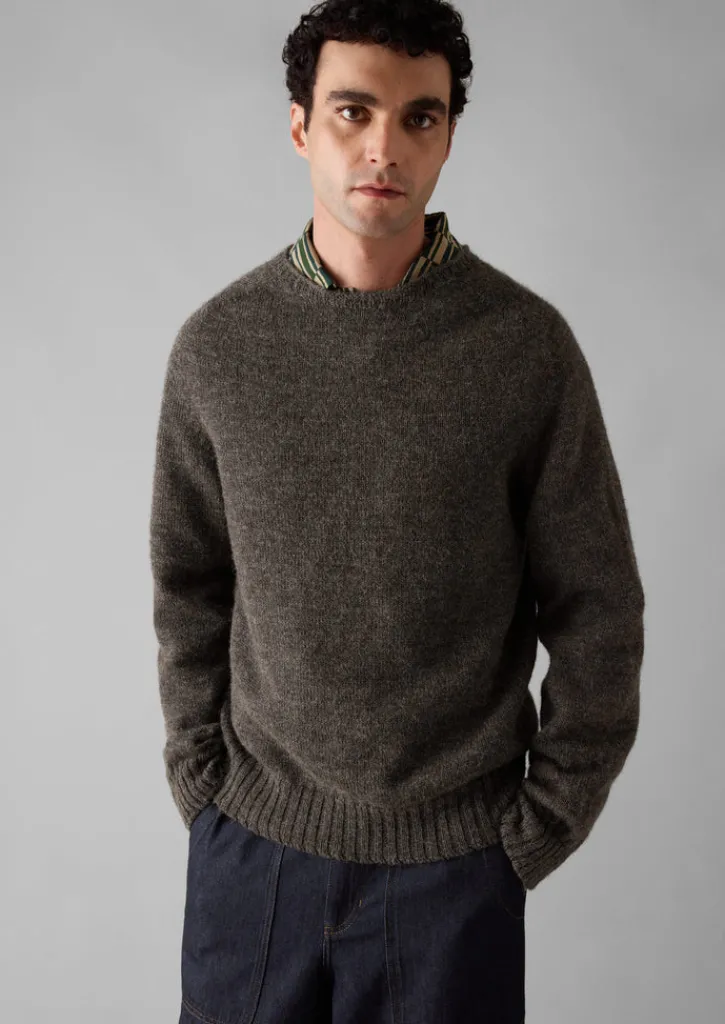 TOAST Seamless Shetland Wool Sweater- Knitwear
