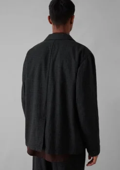 TOAST Seersucker Wool Cotton Blazer- Coats & Jackets