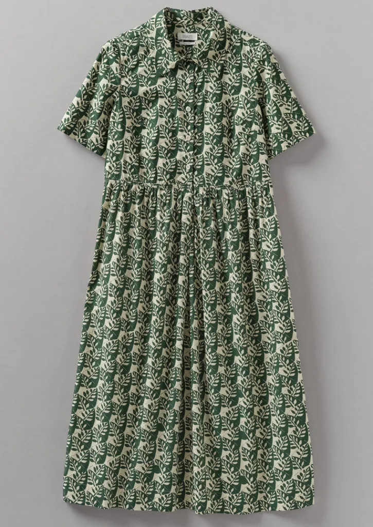 TOAST Selma Cotton Shirt Dress-Women Dresses