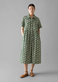 TOAST Selma Cotton Shirt Dress-Women Dresses