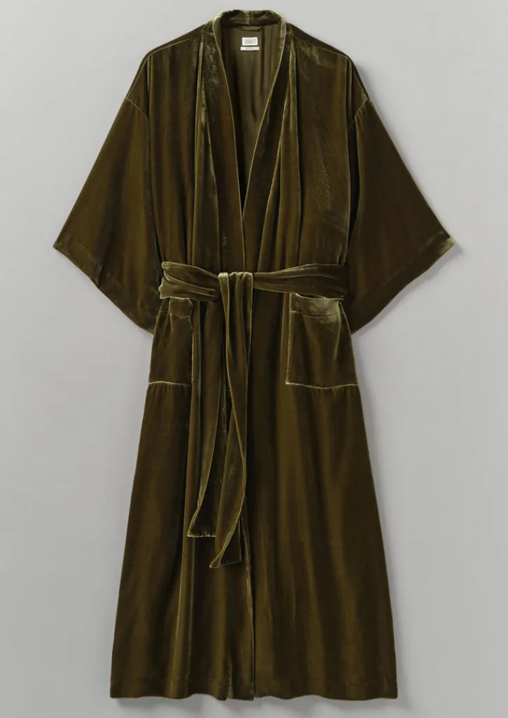 TOAST Silk Velvet Gown-Women Velvet|Gowns