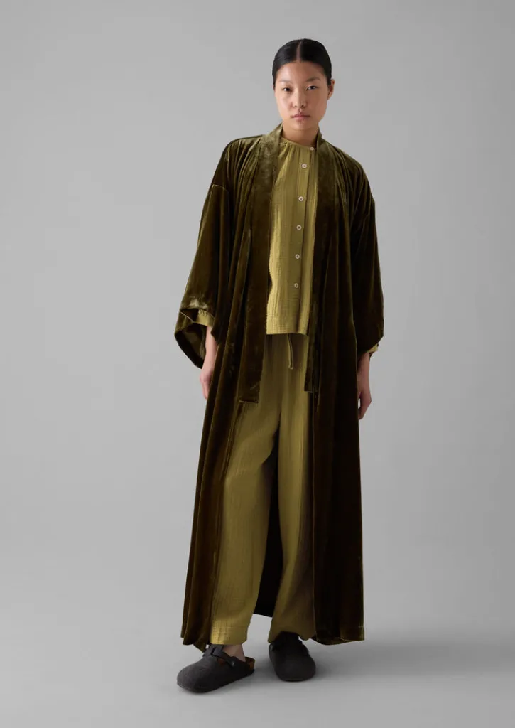 TOAST Silk Velvet Gown-Women Velvet|Gowns
