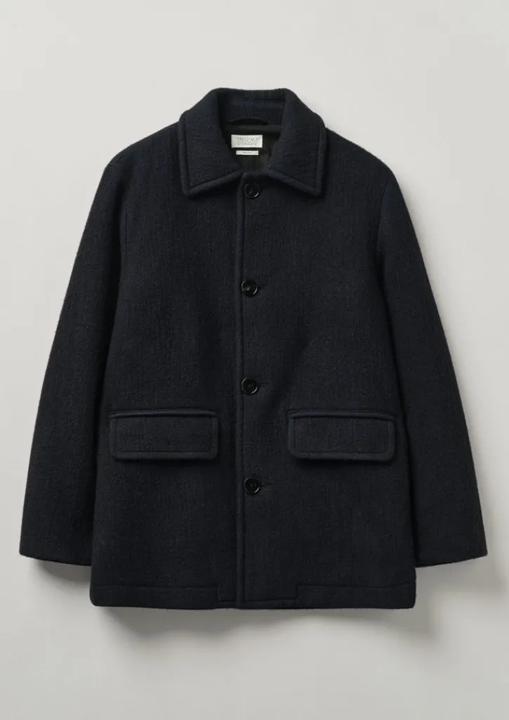 TOAST Single Breasted Car Coat- Coats & Jackets