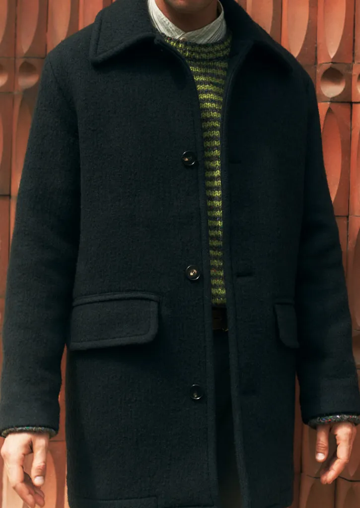 TOAST Single Breasted Car Coat- Coats & Jackets