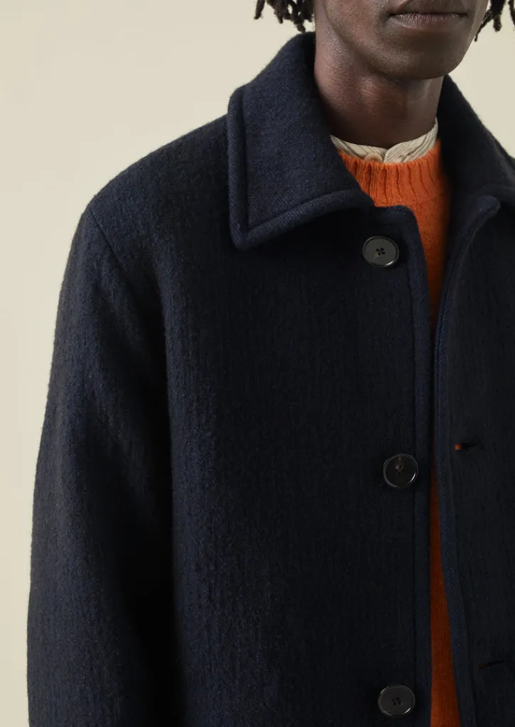 TOAST Single Breasted Car Coat- Coats & Jackets