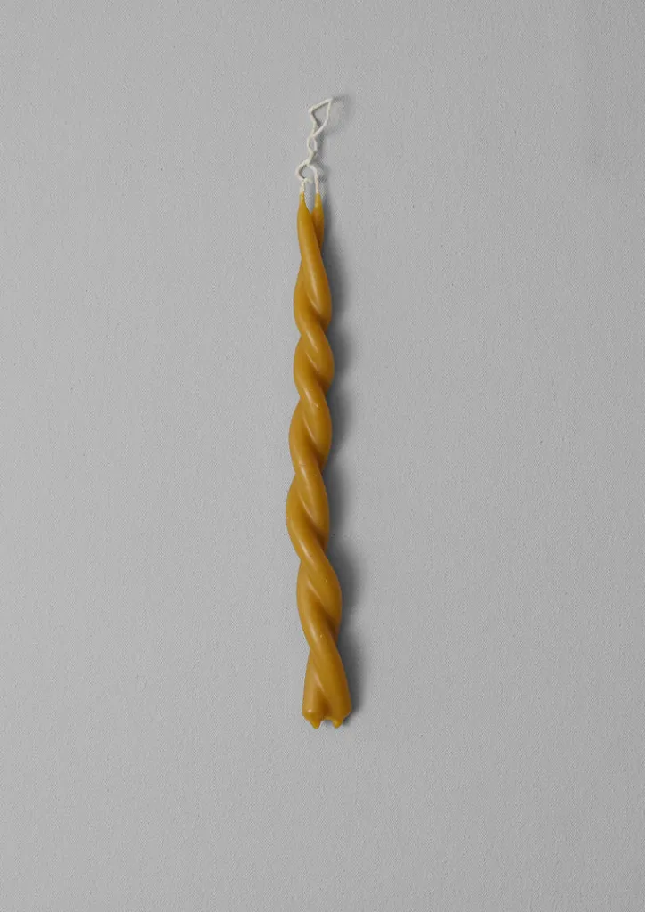 TOAST Skar Organics Beeswax Twist Dinner Candle- Candles & Holders