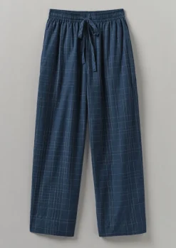 TOAST Sketched Check Cotton Pyjama Trousers-Women Nightwear