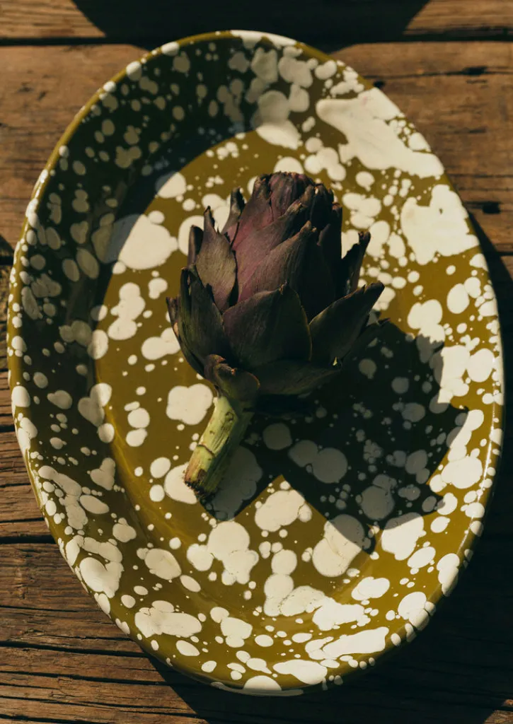 TOAST Splatter Enamel Platter- Outdoor|Kitchen