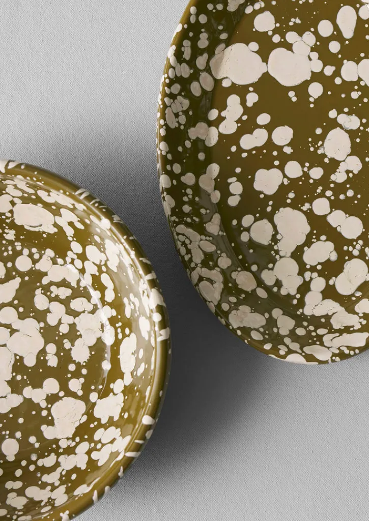 TOAST Splatter Enamel Platter- Outdoor|Kitchen