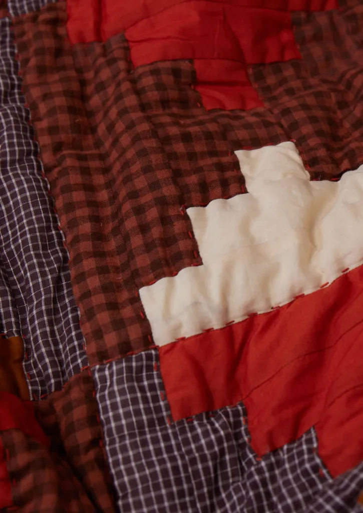 TOAST Stacked Check Patchwork Quilt- Textiles|Blankets & Throws
