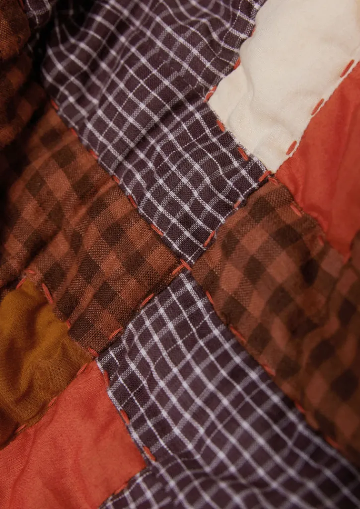 TOAST Stacked Check Patchwork Quilt- Textiles|Blankets & Throws
