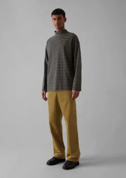 TOAST Stripe Cotton Jersey Long Sleeve Tee- Tops & Tees