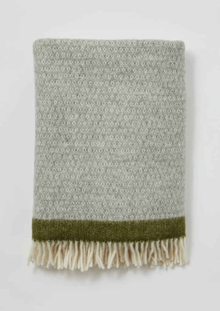 TOAST Stripe Edge Wool Blanket- Textiles|Blankets & Throws