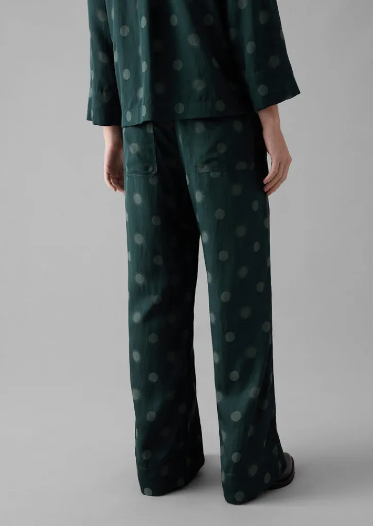 TOAST Sun and Moon Jacquard Trousers-Women Trousers