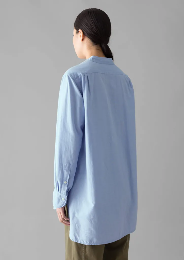 TOAST Taro Cotton Oxford Long Shirt-Women Workwear|Shirts