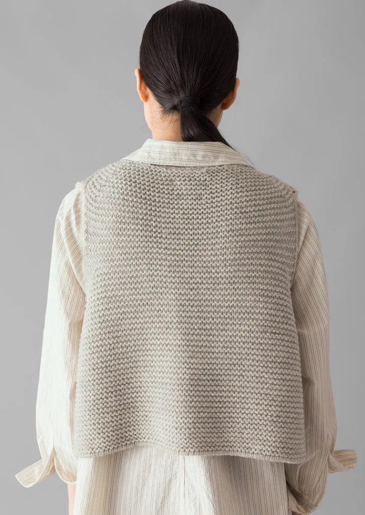 TOAST Textured Knit Gilet-Women Knitwear