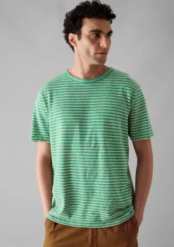 TOAST Theo Organic Cotton Stripe Short Sleeve Tee- Tops & Tees