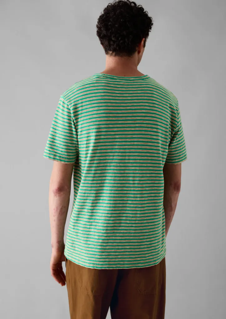 TOAST Theo Organic Cotton Stripe Short Sleeve Tee- Tops & Tees