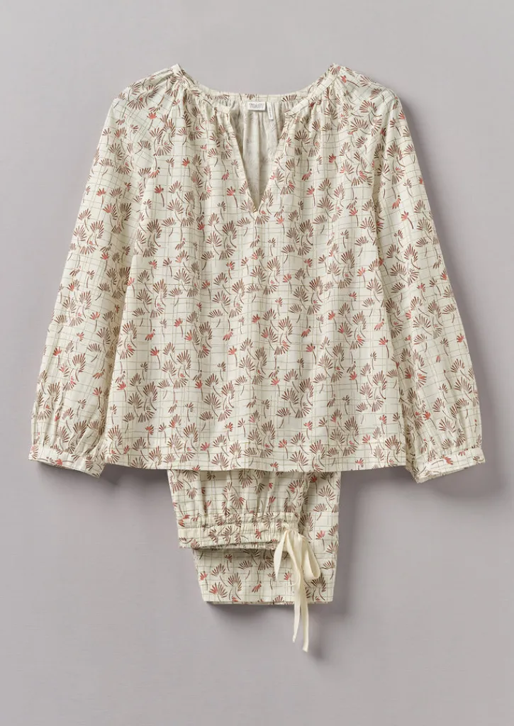 TOAST Trellis Floral Block Print Pyjamas-Women Nightwear