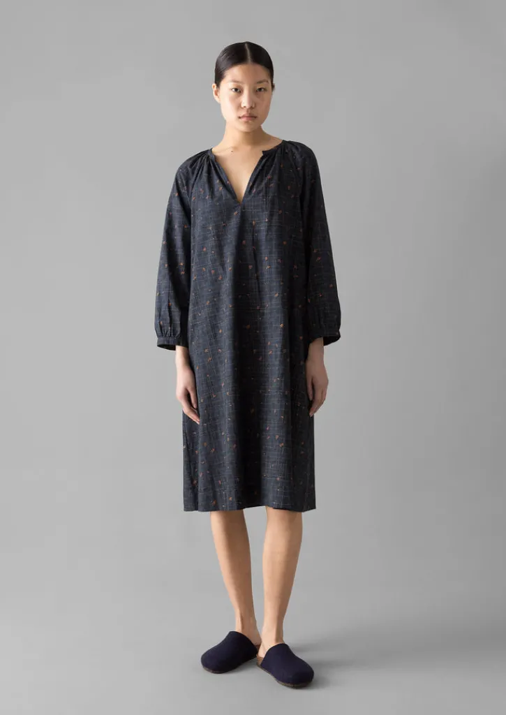 TOAST Trellis Floral Block Print Nightdress-Women Nightwear|Loungewear