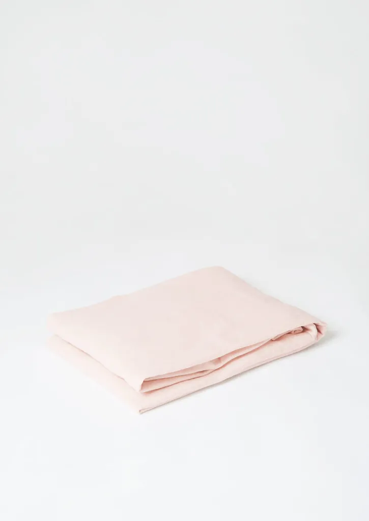 TOAST Washed Linen Cotton Fitted Sheet- Textiles|Bed Linen
