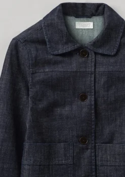 TOAST Wide Sleeve Organic Denim Jacket-Women Denim|Coats & Jackets