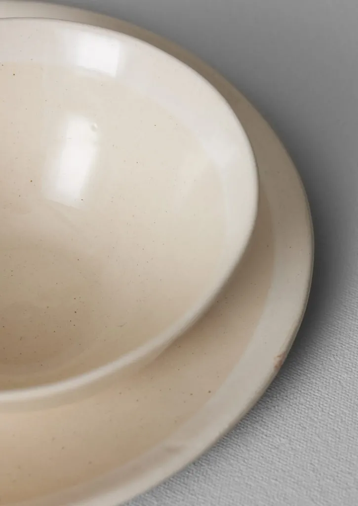 TOAST Wonki Ware White Wash Dinner Plate- Ceramics|Tableware