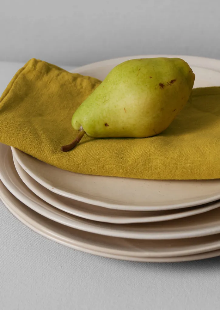 TOAST Wonki Ware White Wash Dinner Plate- Ceramics|Tableware