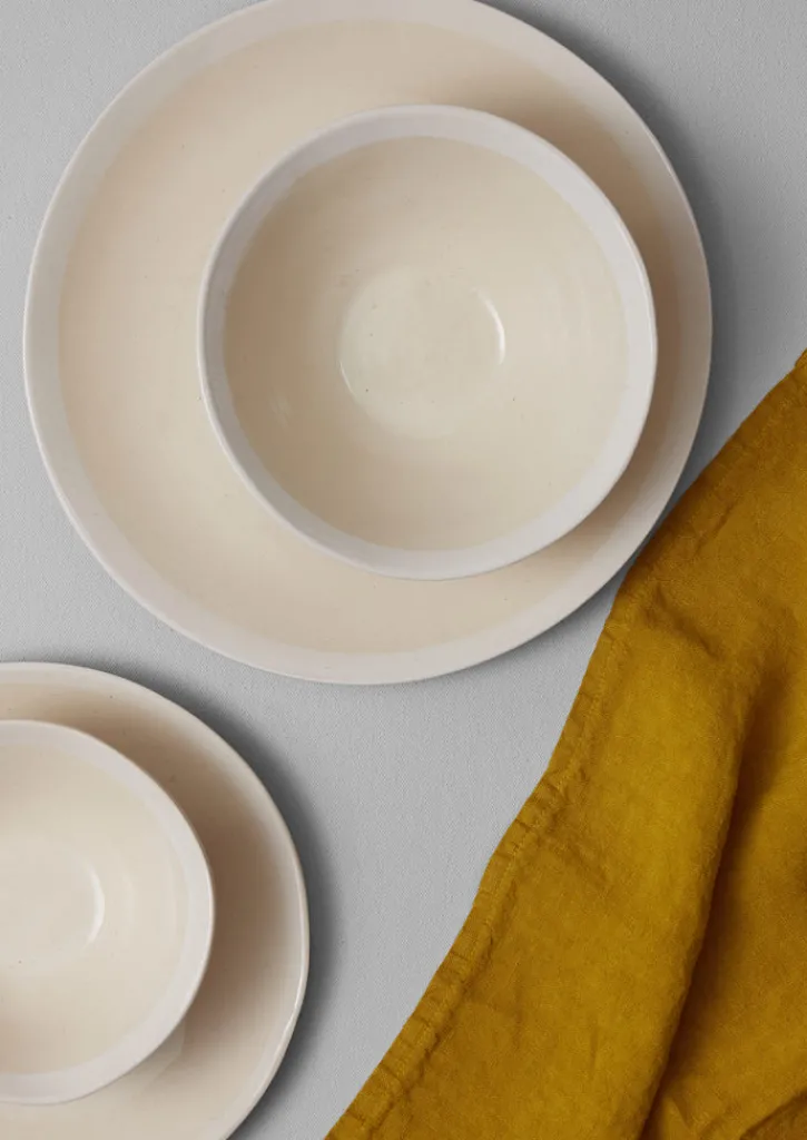 TOAST Wonki Ware White Wash Pasta Bowl- Ceramics|Tableware