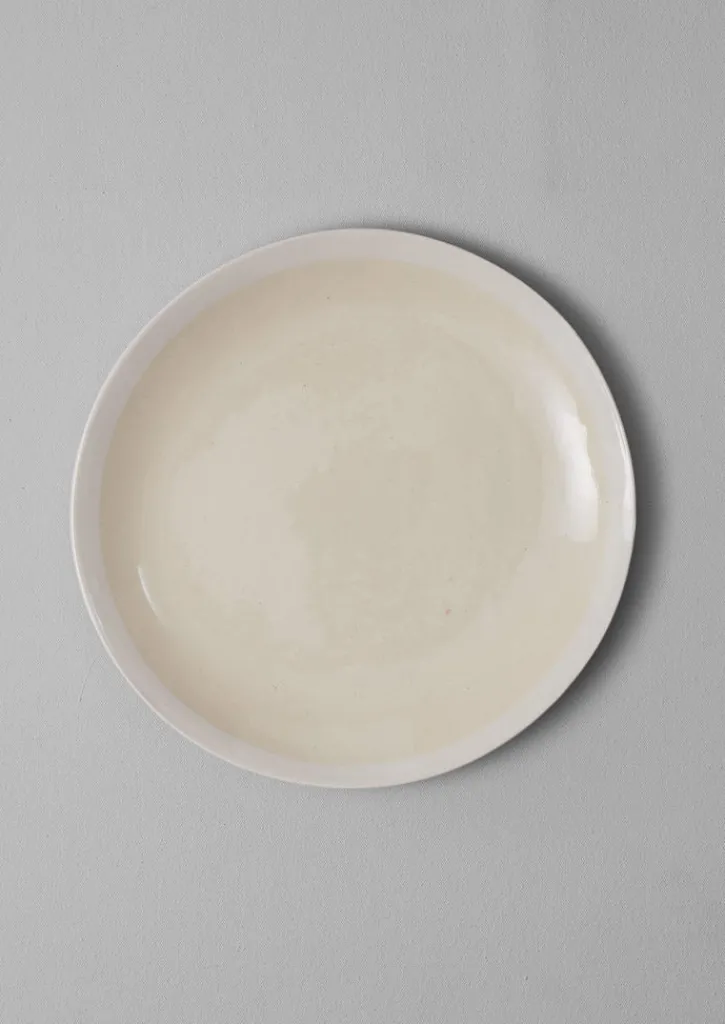 TOAST Wonki Ware White Wash Side Plate- Ceramics|Tableware