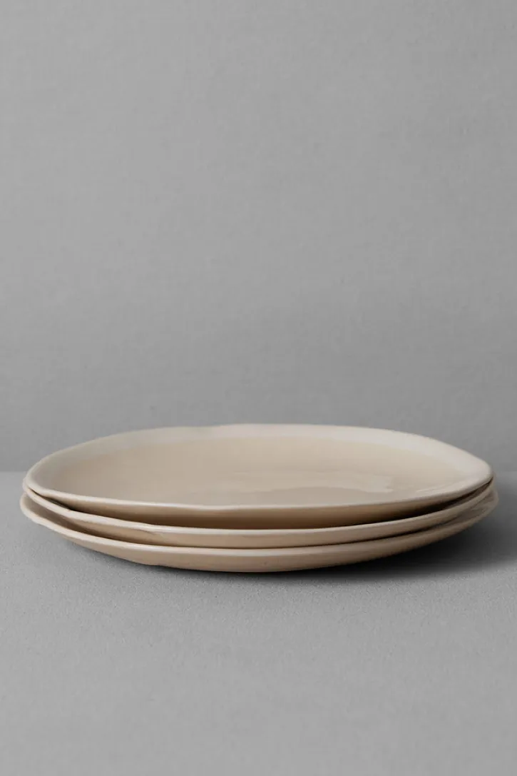 TOAST Wonki Ware White Wash Side Plate- Ceramics|Tableware