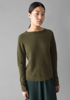 TOAST Wool Cashmere Neat Sweater-Women Knitwear