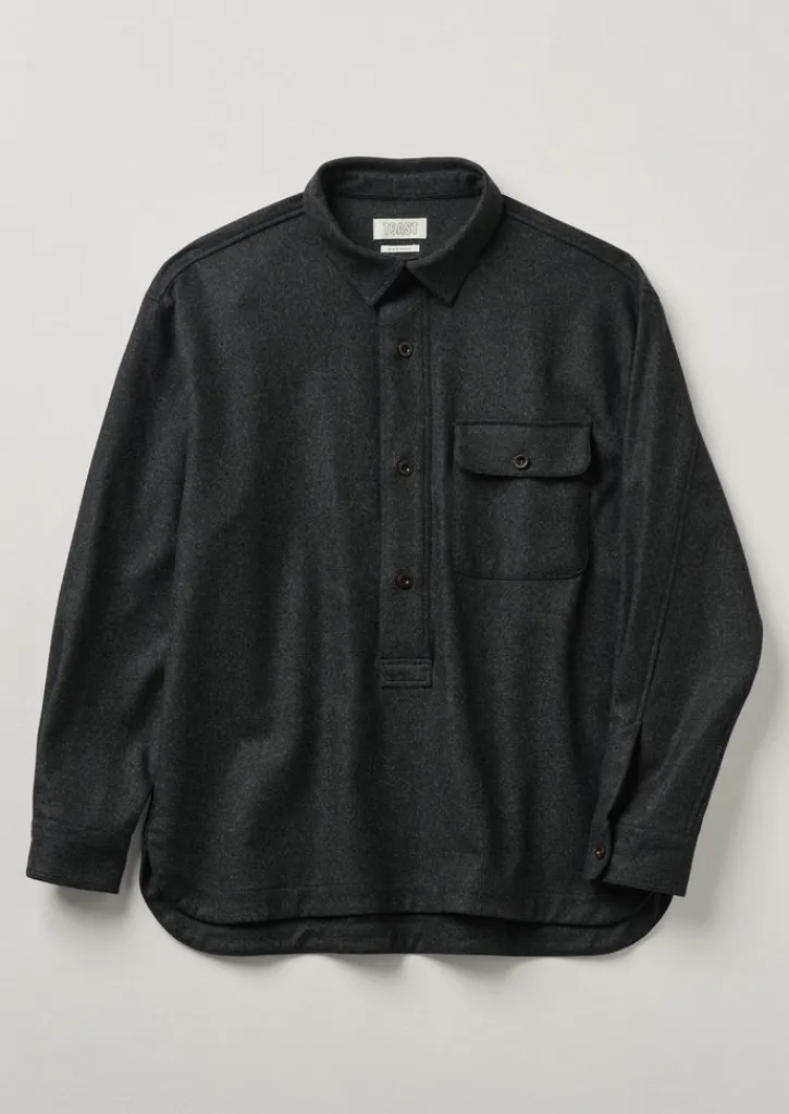 TOAST Wool Cashmere Overshirt- Shirts