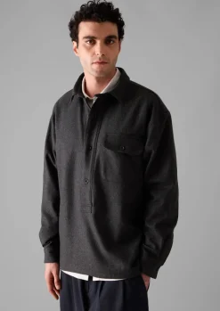TOAST Wool Cashmere Overshirt- Shirts