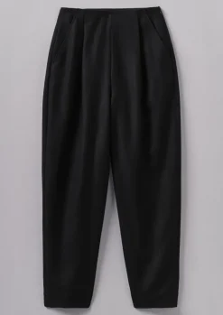 TOAST Wool Flannel Pleat Front Trousers-Women Trousers