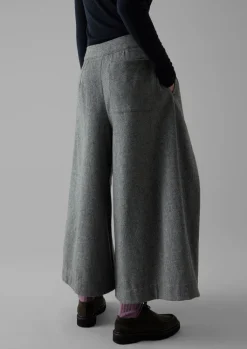 TOAST Wool Flannel Tie Front Culottes-Women Skirts|Trousers