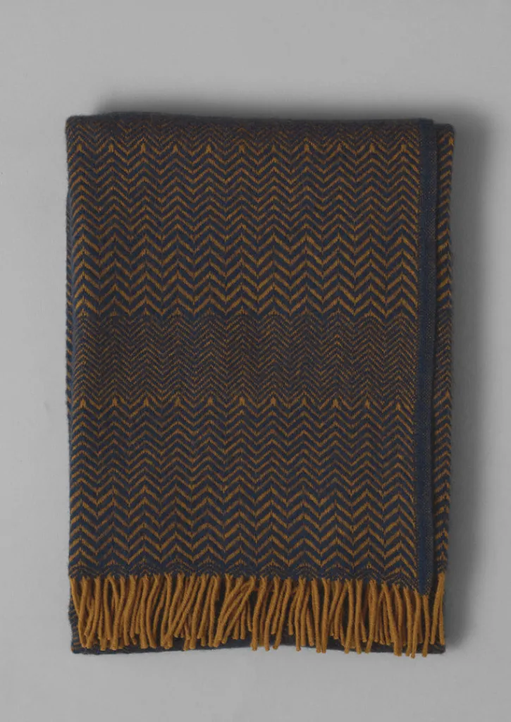 TOAST Zig Zag Wool Blanket- Textiles|Blankets & Throws